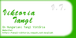 viktoria tangl business card